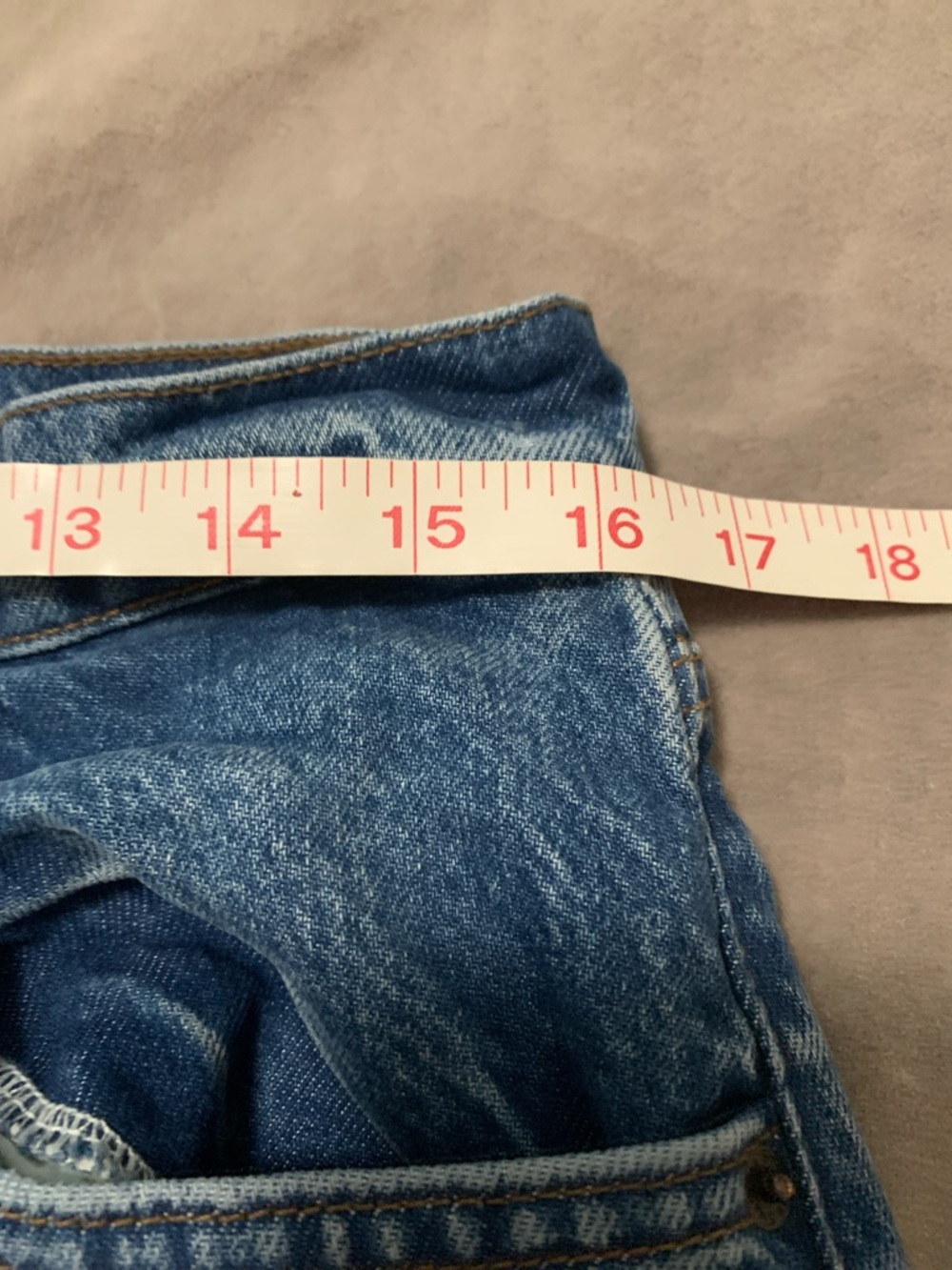 Reformation Women Jeans High Rise Blue Button-Fly - Picture 5 of 7